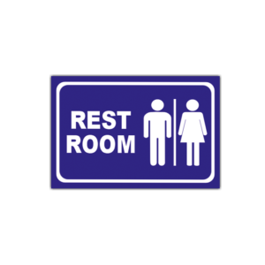 Rest room toilet Sticker (1)