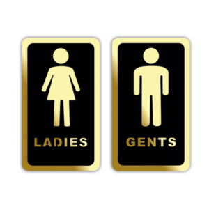 Gents Ladies toilet sign (1)