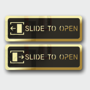 SLIDE TO OPEN DOOR Golden (1)